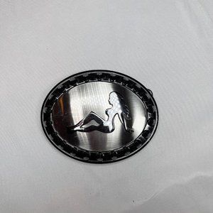 Women's Silver and Black Belt